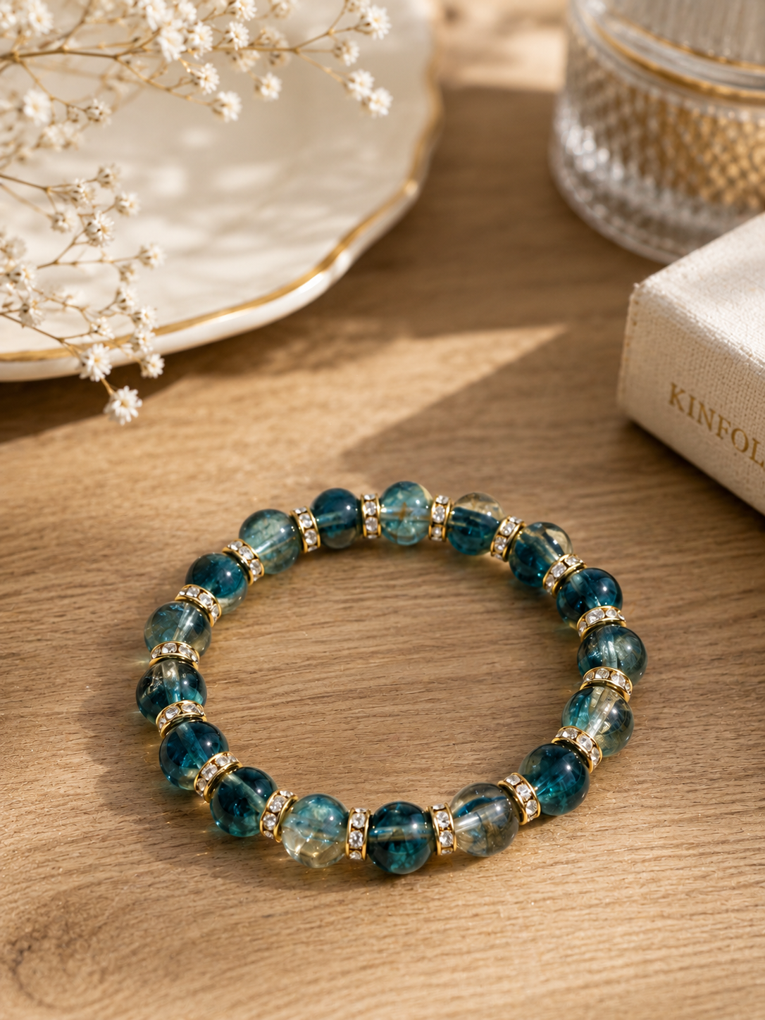 Glass Aegean glow bracelet 🪼