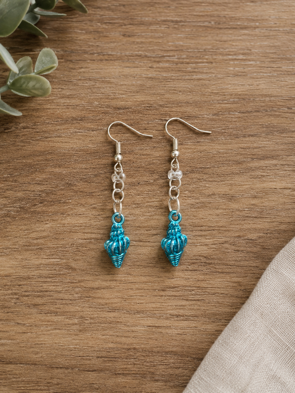 Mykonos dangle earrings🐚